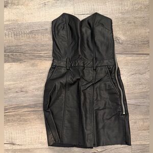 Calypso leather dress